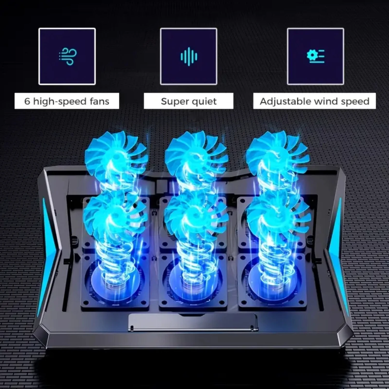 Convenient and Foldable Laptop Cooling Stand for Desktop - Adjustable Portable Radiator Bracket for Gaming and Books - Comfortab