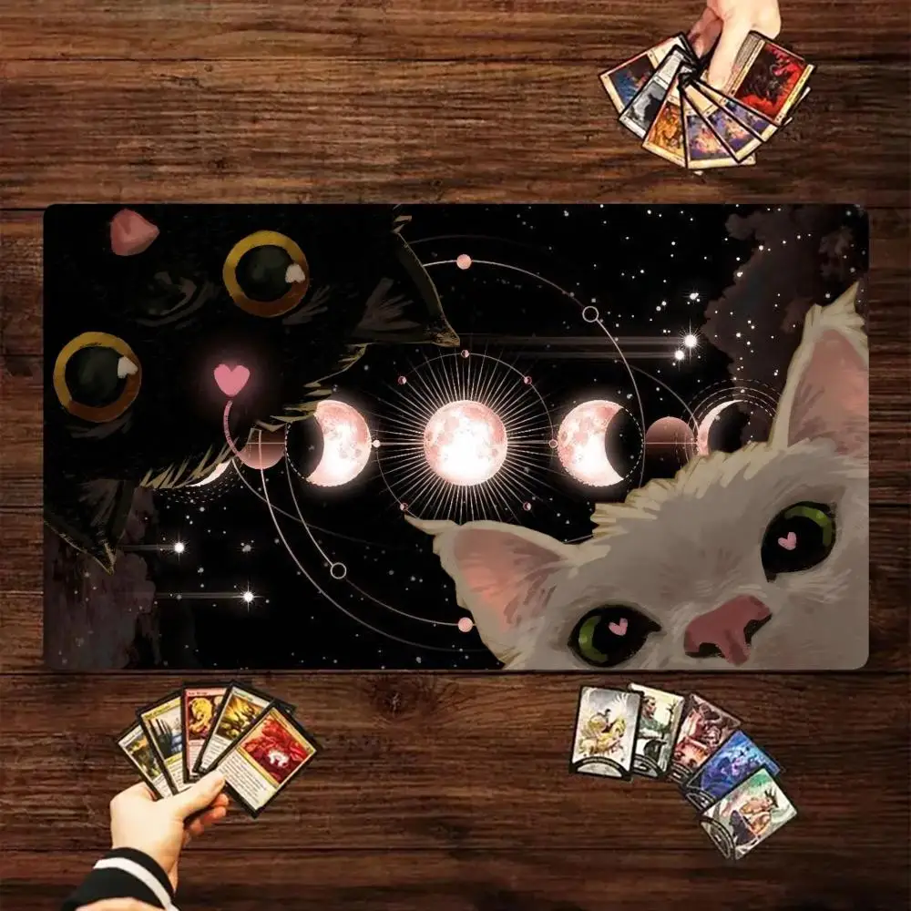 Cat theme Mouse Pad XXL Large Computer Office Game Table Mats Rubber Anti-slip Gaming Keyboard Mousepads Long Desk Pads 400