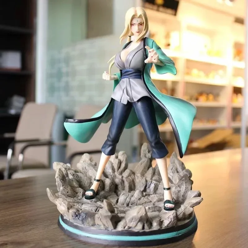 28CM New Anime NARUTO Hokage GK Tsunade Figure PVC Model Toys Doll high quality Collect Ornaments Gifts