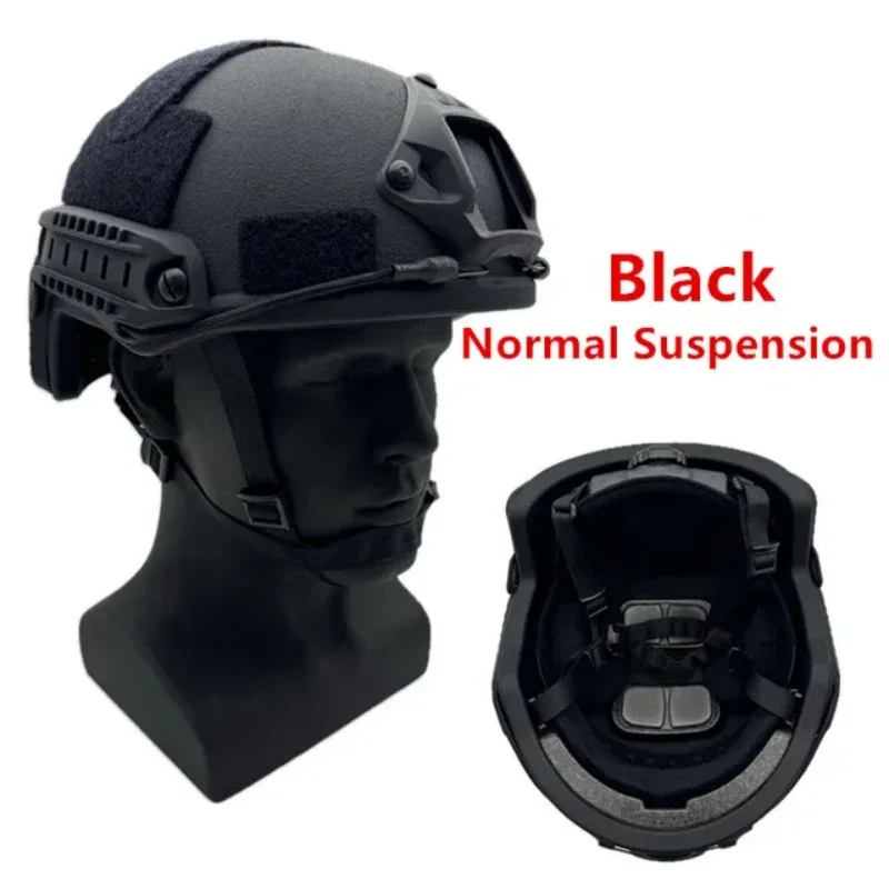 Tactical Helmet Ballistic ACH High Cut High Quality Bulletproof helmet NIJ IIIA FAST Wendy\'s Suspension Pad Ballistic Helmet