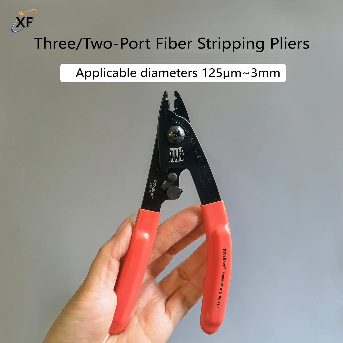 

Optical Fiber Coating Strip Pliers Three/Two-Port Fiber Stripping Pliers FTTH Tool Fiber Optic Wire Stripper