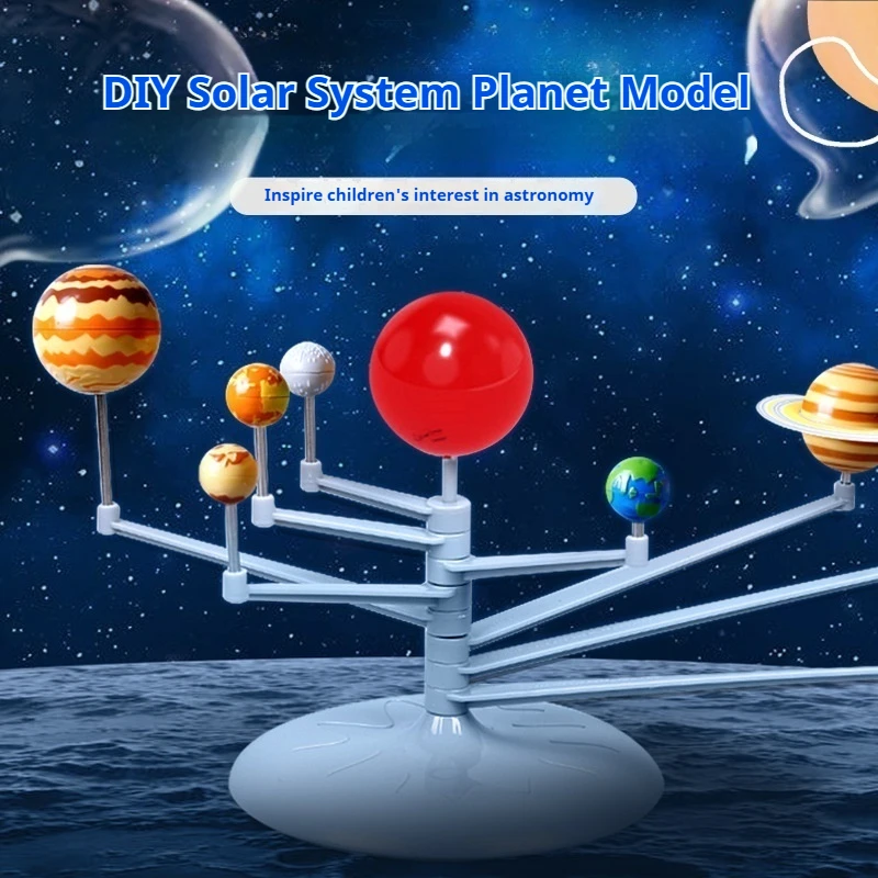 School Recommended Solar System Planet Mold DIY Educational Toy for Children Popular Selling Intellectual Plaything