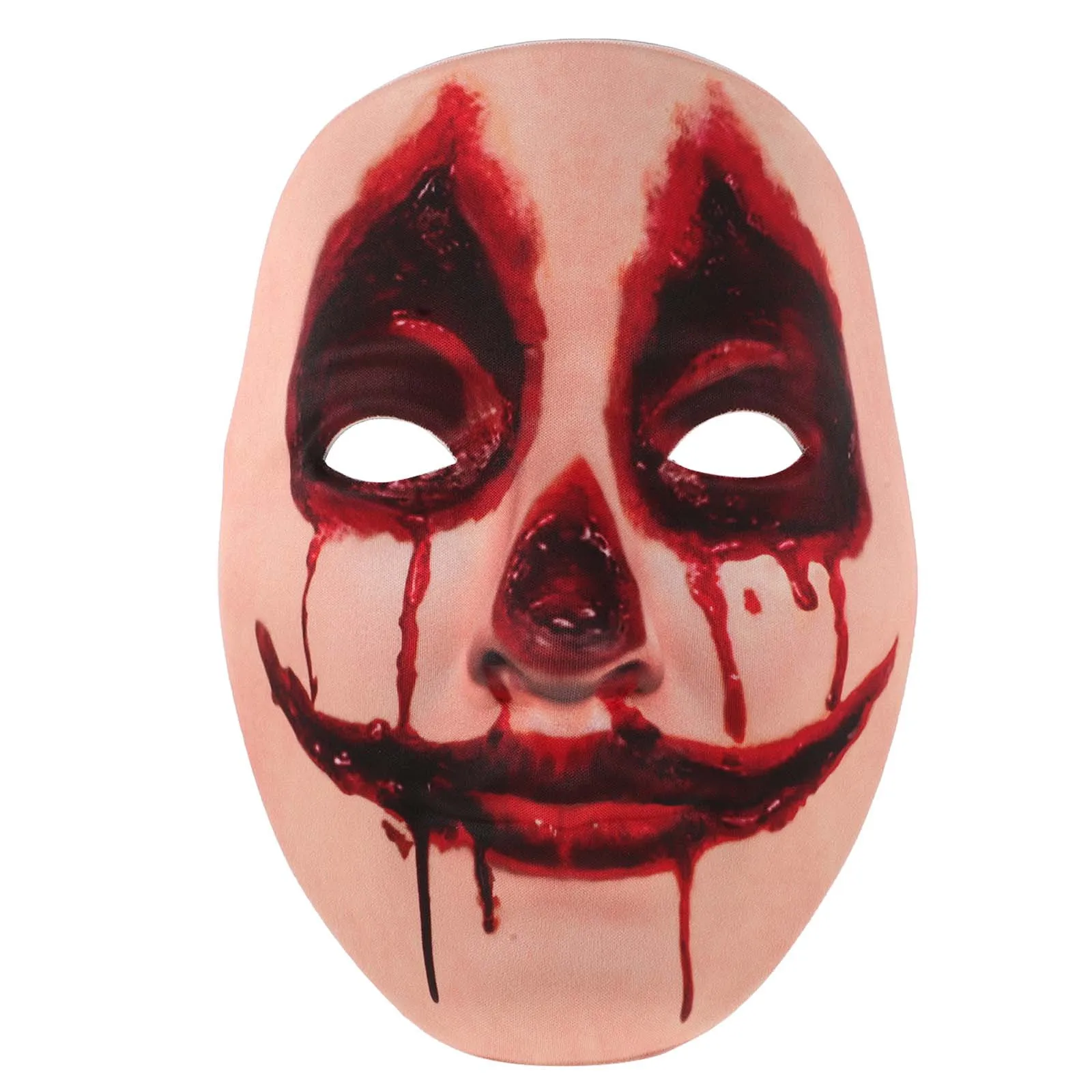 Disfraz de terror realista de Halloween de novia sangrienta, demonio, fantasma, Eva, mujer aterradora, purga, Cosplay, máscara de calavera espeluznante para