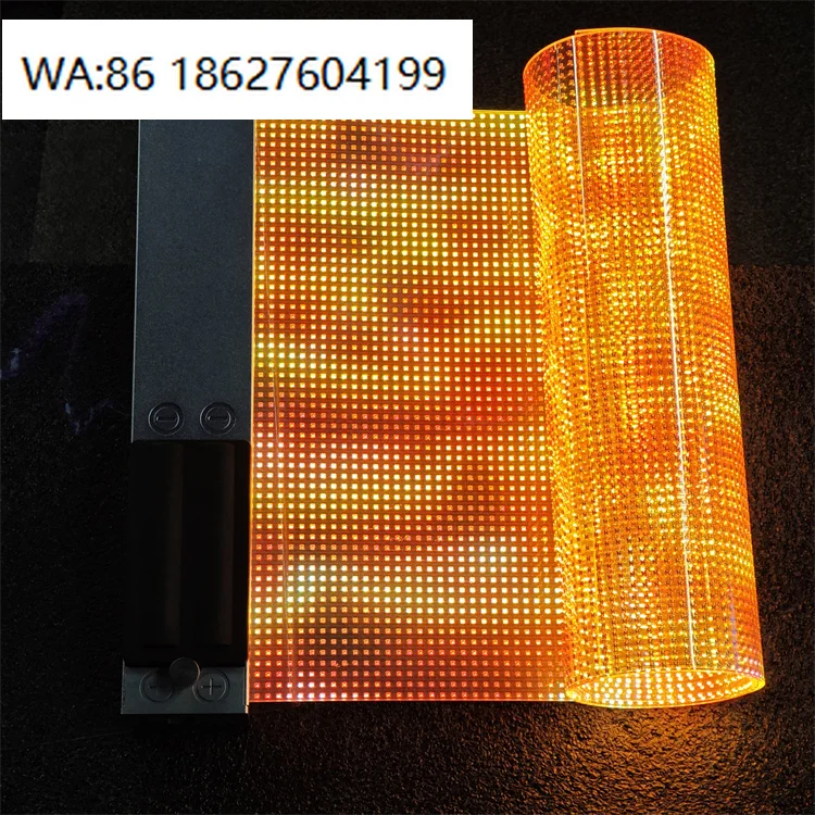 

LED SignageFlexible Transparent Glass LED Film Screen Advertising Display LED Wall Panel Pantalla for Window