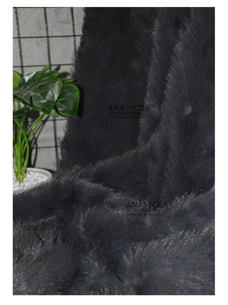 

Solid Color Plush Fabric Clothing Home Furnishings Made of Faux Fur Fabrics Wholesale Cloth Apparel Sewing Diy By Meter