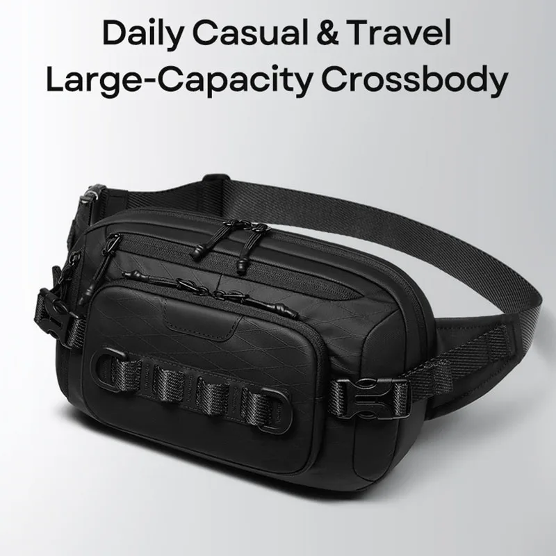 Tactical bag, men's crossbody bag, small waist bag, outdoor cycling motorcycle bag, sports small backpack, men's chest bag