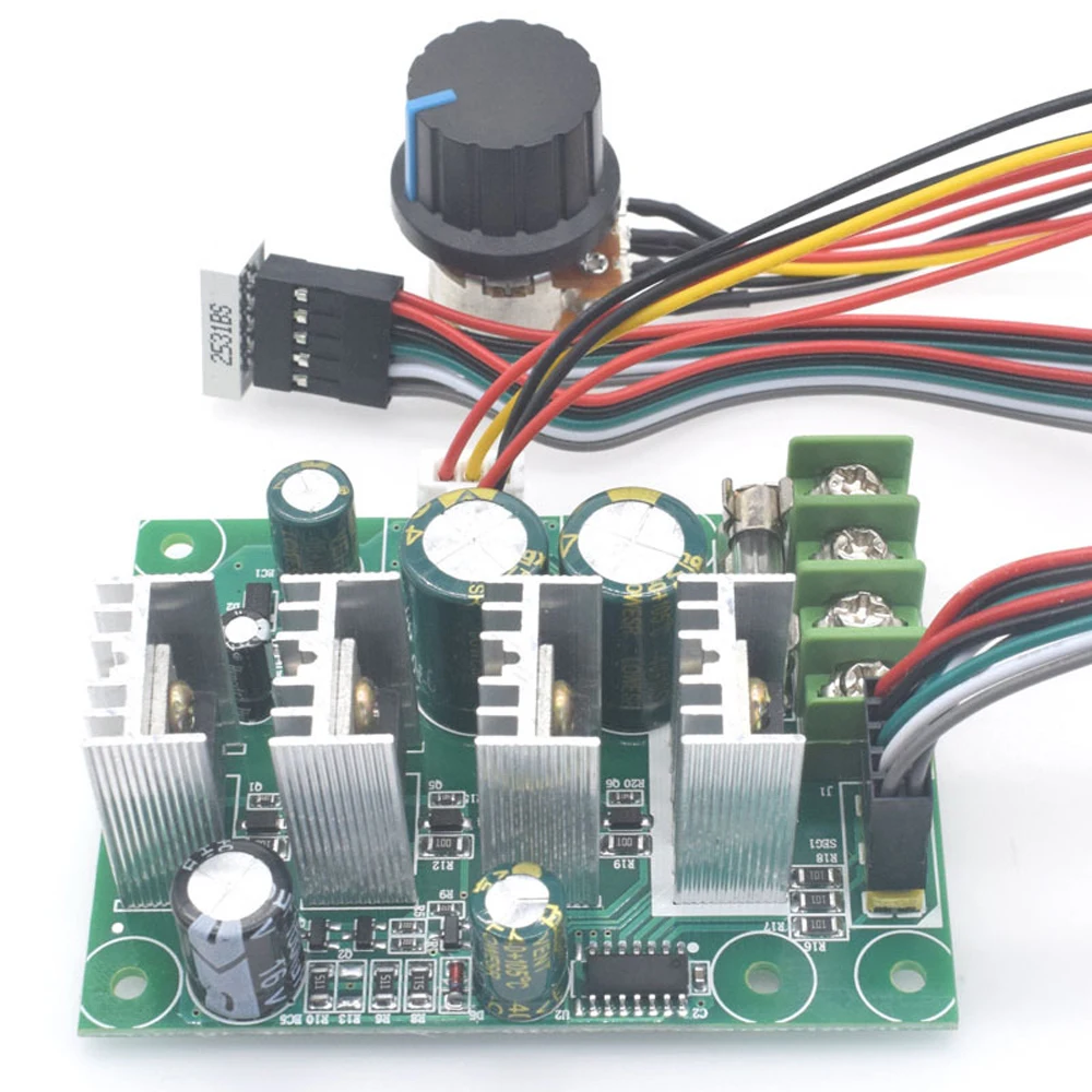 Regolatore di velocità del motore DC 6-60V 30A DC 0 ~ 100% regolatore regolabile della velocità del motore scheda di controllo della velocità del motore digitale 15KHZ Governer