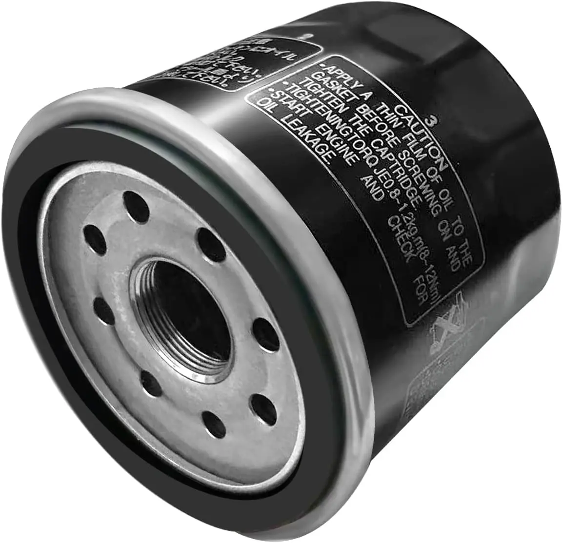 1/2/3pcs HF204 Motorcycle Oil Filter 3201-044 3201-451 For HONDA  CAT Yamaha series Black  2013 - 2020 CBR500R CB500F CB500X