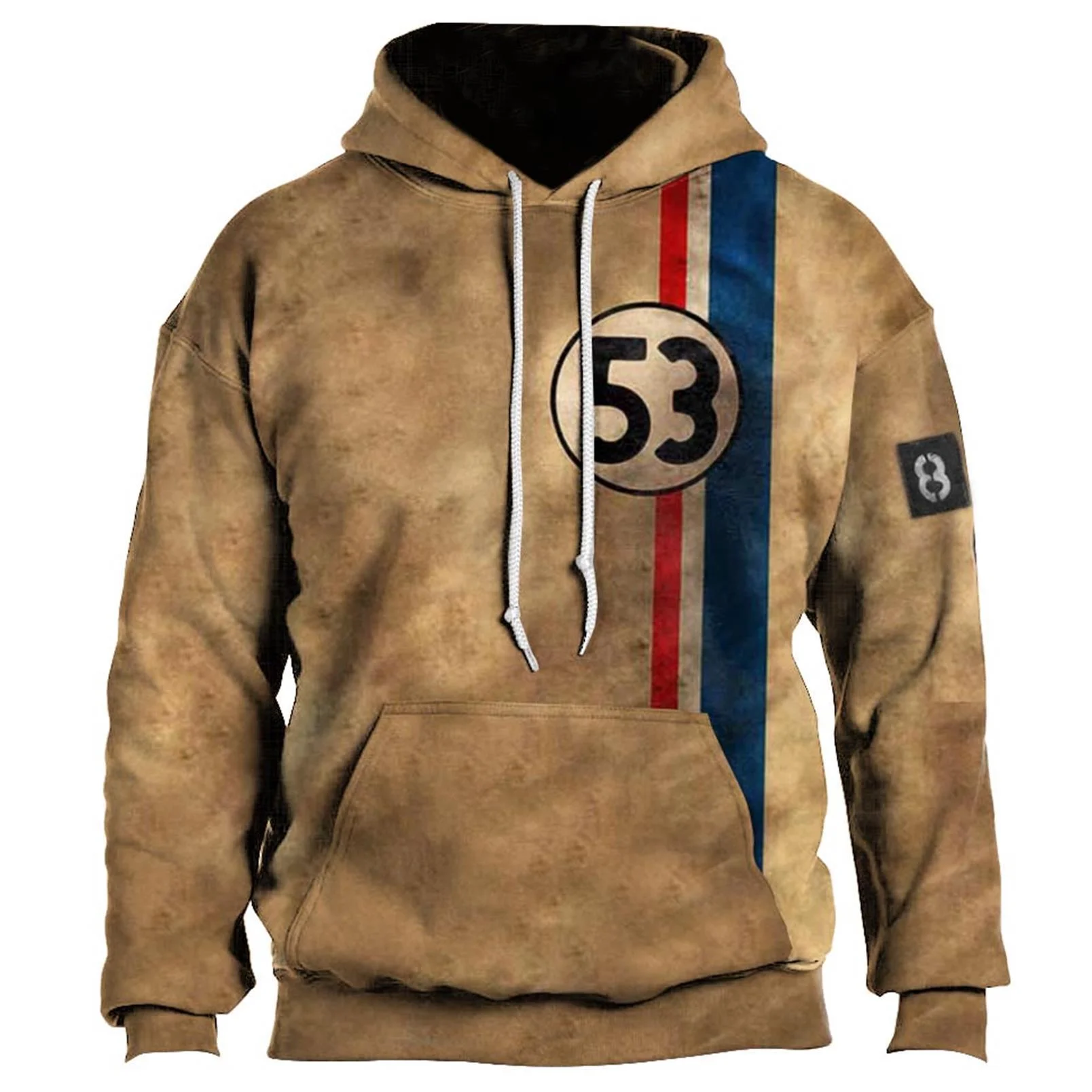 

Route 66 Vintage Men's Hooded Sweatshirt, 3D hooded Sweatshirt, casual streetwear, Jacket, plus size sweatshirt, Fashion
