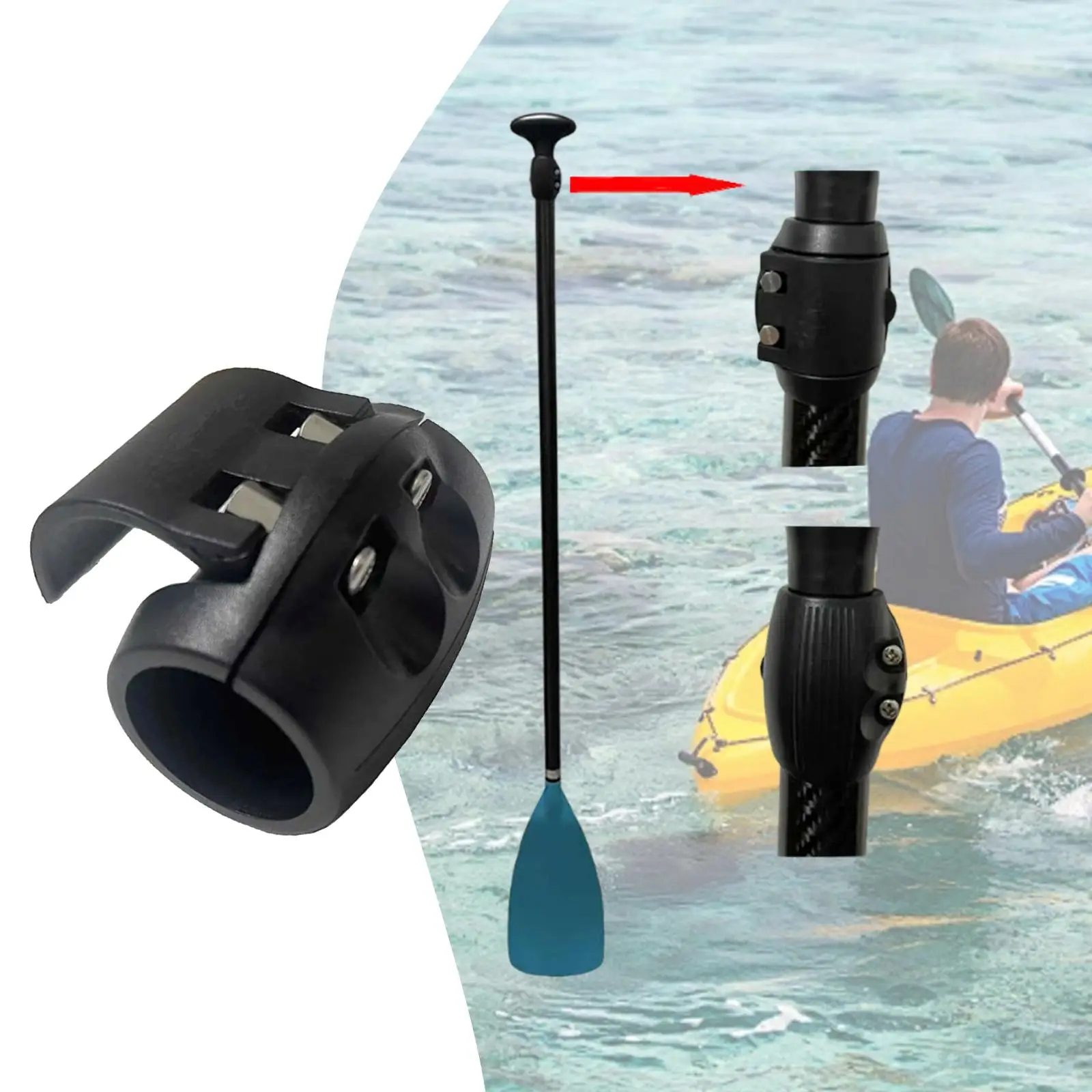 Adjustable Paddle Shaft Fastener Secure Quick Release Clamp Replaces Parts for SUP Paddle Board Accessories