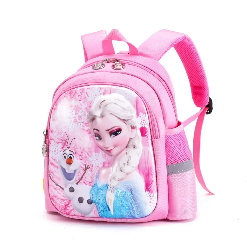 New Kindergarten School Bag Cartoon Elsa Backpack Fashion Boy Girl Baby Kids Backpack Frozen 2 Travel Luggage Bag