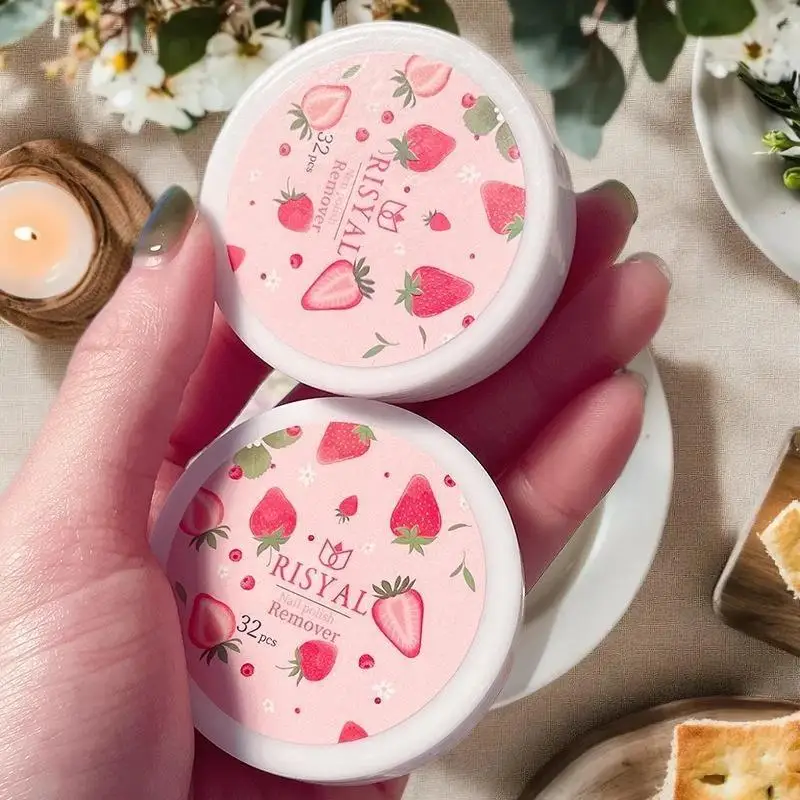 32 قطعة/صندوق لوازم إزالة الأظافر القابل للتصرف الطبيعية الآمنة طلاء الأظافر إزالة الصمغ منشفة مسمار قطعة أدوات مانيكير