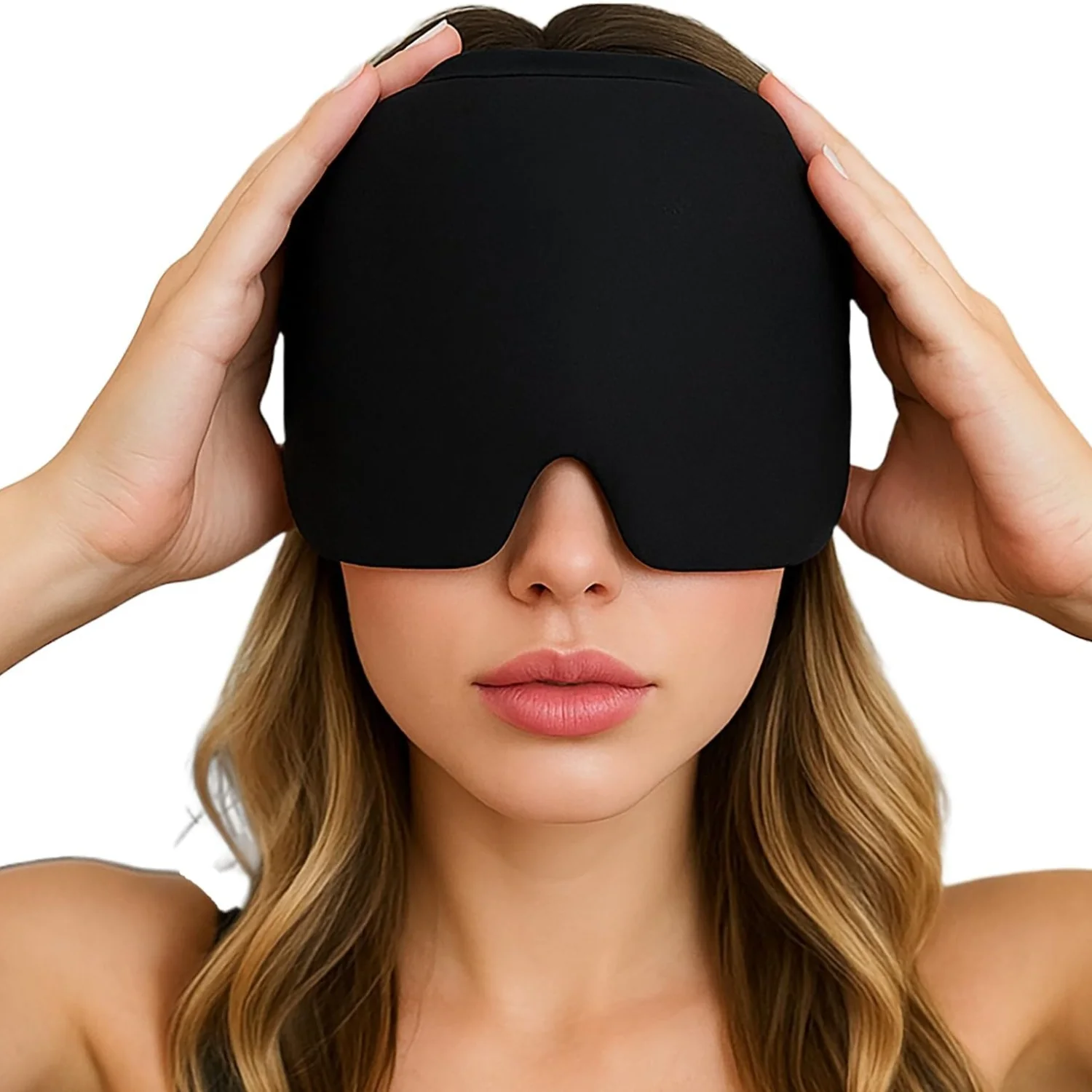 

1 шт. успокаивающая и успокаивающая шапочка, охлаждающая маска для лица холодного отжима. Идеально подходит для снятия напряжения, стресса и похмелья симптомов.