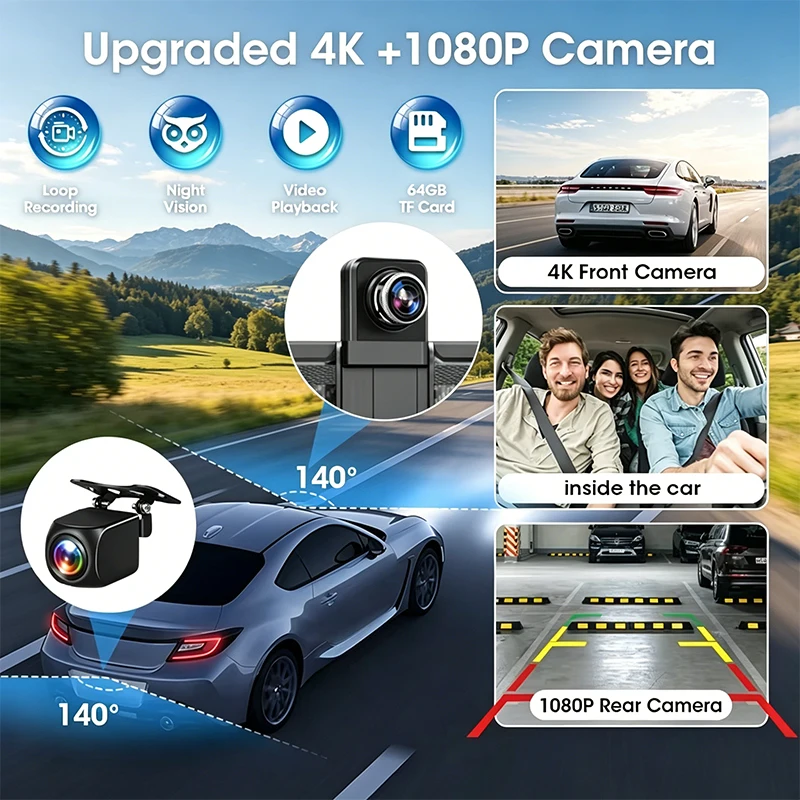 For Subaru Forester MK4/Impreza/XV Crosstrek Touch Screen Car Radio MP5 Player CarPlay Android Auto BT5.0 USB Stereo Multimedia - view 3