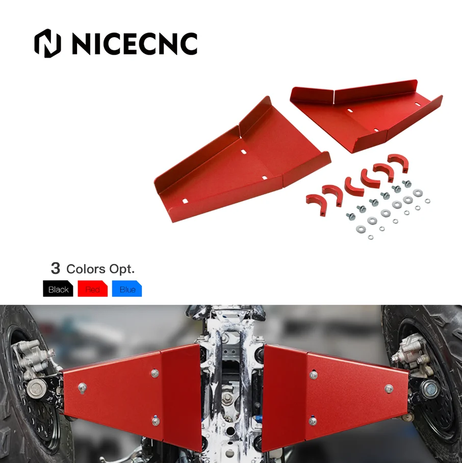 

For Raptor 700 ATV A-Arm Guard Plates Protection For Yamaha Raptor 700R 700 YFM700 YFM700R Raptor 700 Aluminum Alloy Quad Parts