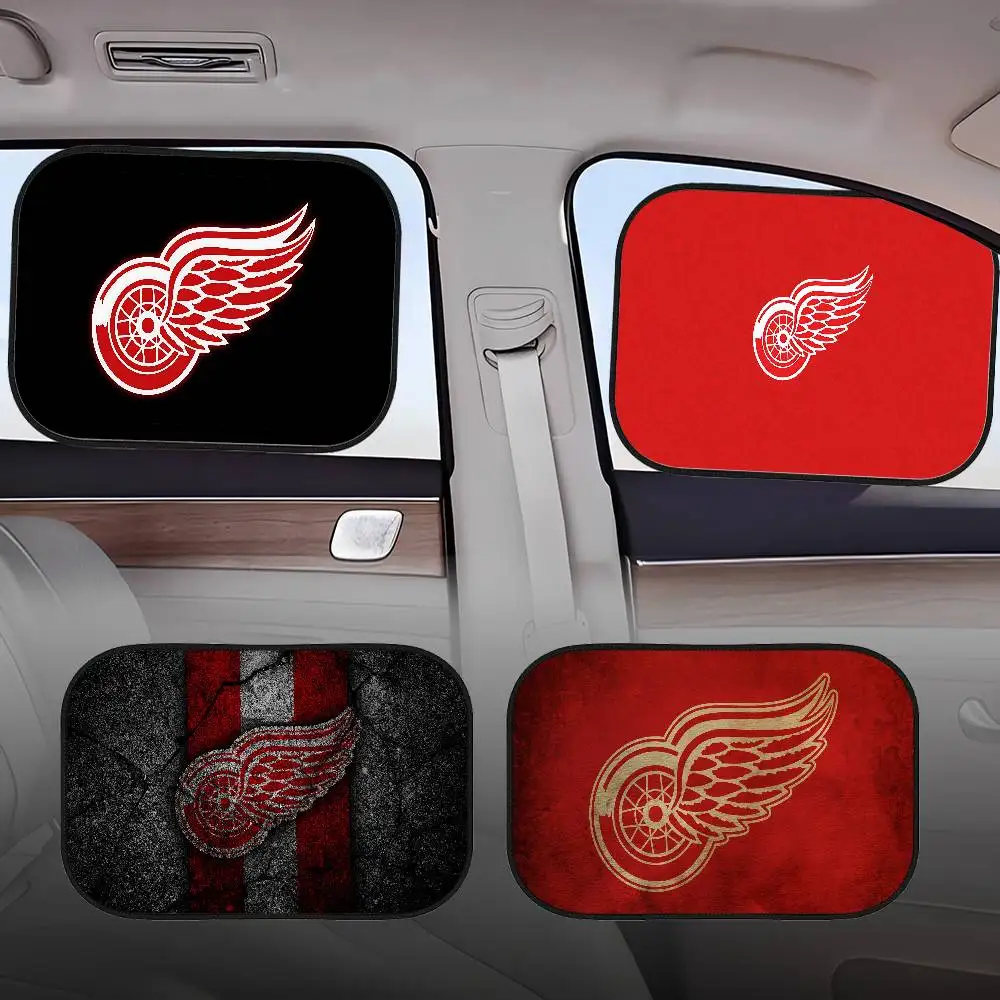 

LOgo D-Detroit R-Red Wingss солнцезащитные козырьки на боковое окно автомобиля пленка для бокового окна Saunshade лобовое стекло авто солнцезащитный козырек для окна для ребенка