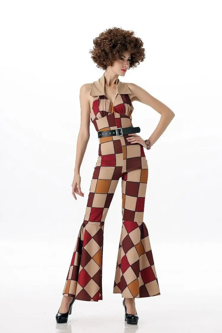 

Ретро Бродвейский клоун на Хэллоуин, сексуальный комбинезон с застежкой на талии, клетчатый наряд для выступлений в ночном клубе и вечеринок