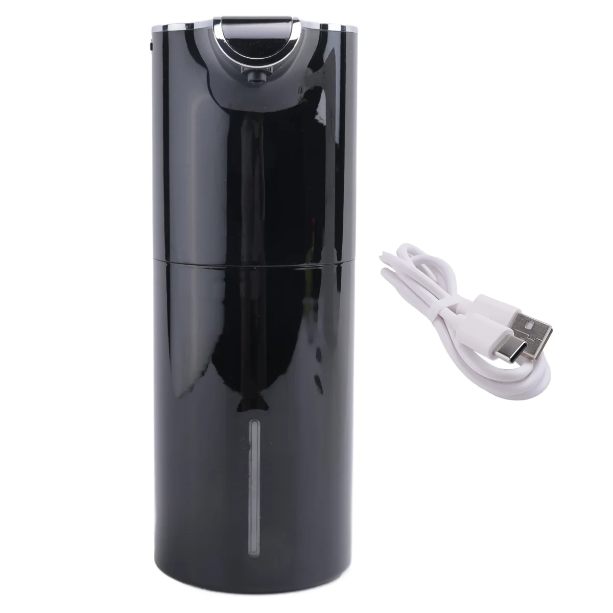 Foam Soap Dispenser Automatic - Touchless Soap Dispenser USB Rechargeable Electric Soap Dispenser 450ML Black