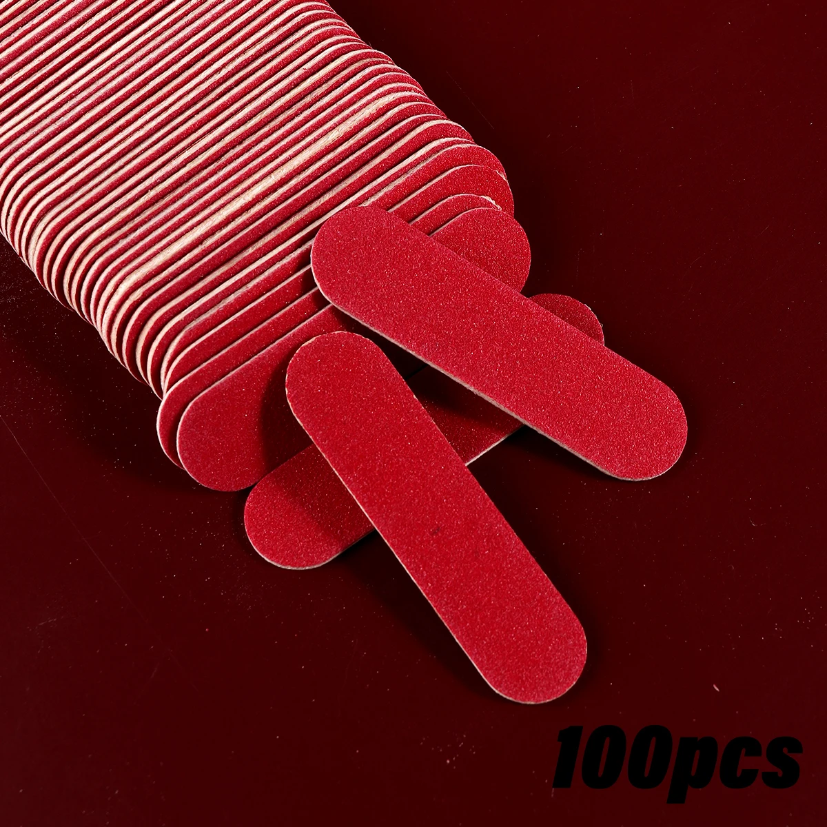 Dubbelzijdige nagelvijlen Mini hout schuurbufferblokset voor gellak manicure pedicure salon professionele nail art tools