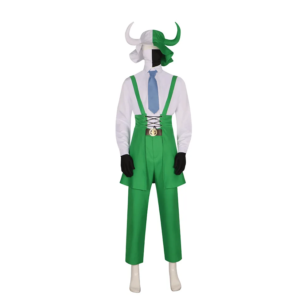 ONE PIECE Page One Costume Anime Cosplay Hat Shirt Braces  Tie Pants Belt Gloves Uniform Halloween Party Costume Set