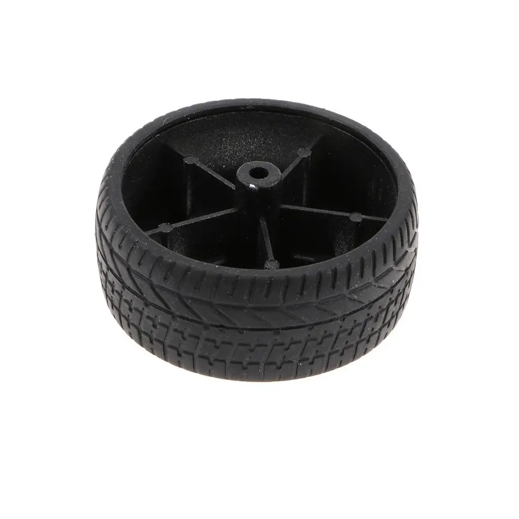 4pcs/lots 1: 10 Scale Touring  5 Spoke Rubber Wheel Rims & Tires 48mm for DIY Remote Control Vehicle Modified Parts