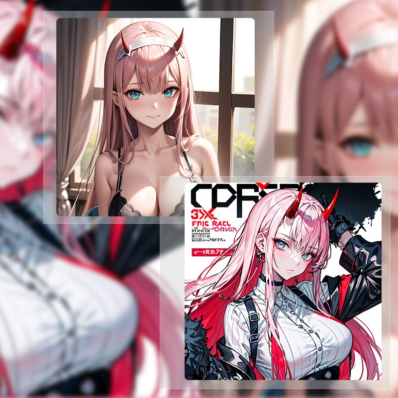 

JDM beautiful girl car sticker dear darling 0202 two-dimensional decorative rear glass reflective waterproof