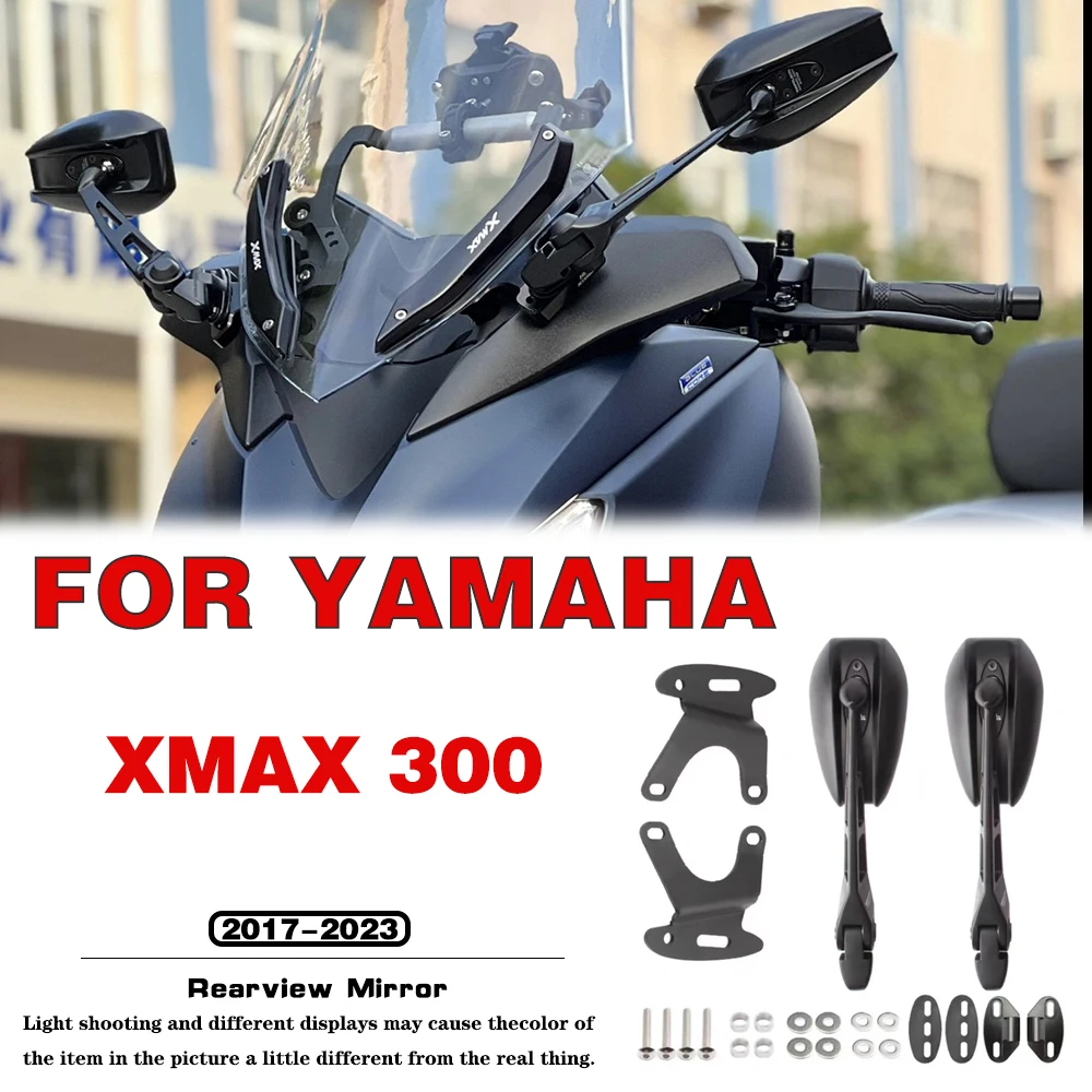 

For Yamaha XMAX 300 2017 2018 2019 2020 2021 2022 2023 Motorcycle Long handle Rearview Mirror Short handle Side Rearview Mirror