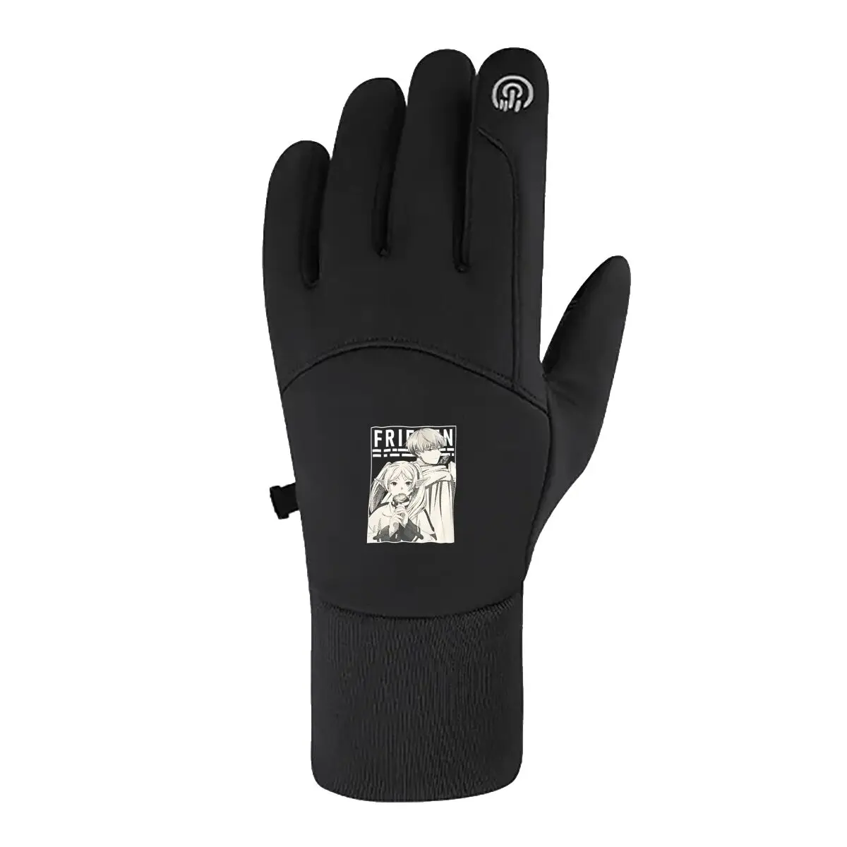 

Перчатки для ежедневной езды в стиле аниме Friday, теплый ветрозащитный сенсорный экран