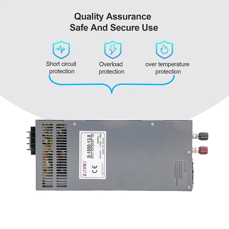 2000w Switching Power Supply SMPS AC-DC Input 110V/220V Output 24v 27v 36v 48v 50v 60v 72v 80v 110v 220v  S-2000