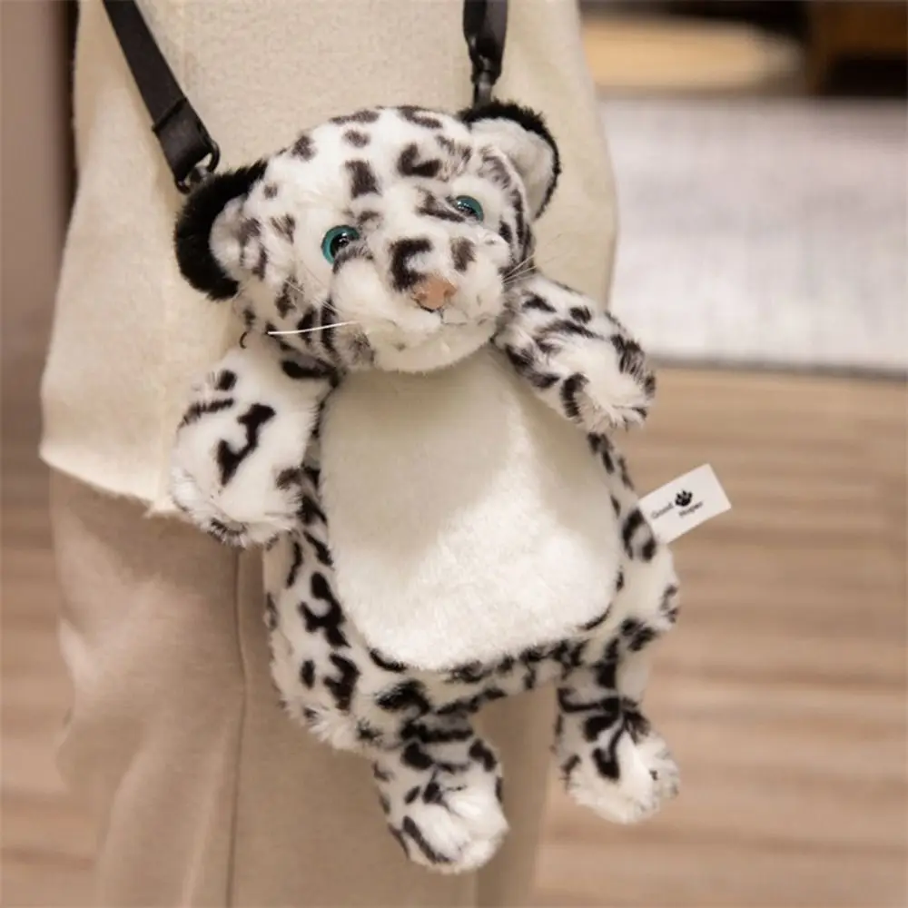 Cartoon knuffeldier pluche rugzak simulatie Panda tijger pluche schoudertas schattig levensechte pluche crossbody tas verjaardagscadeau