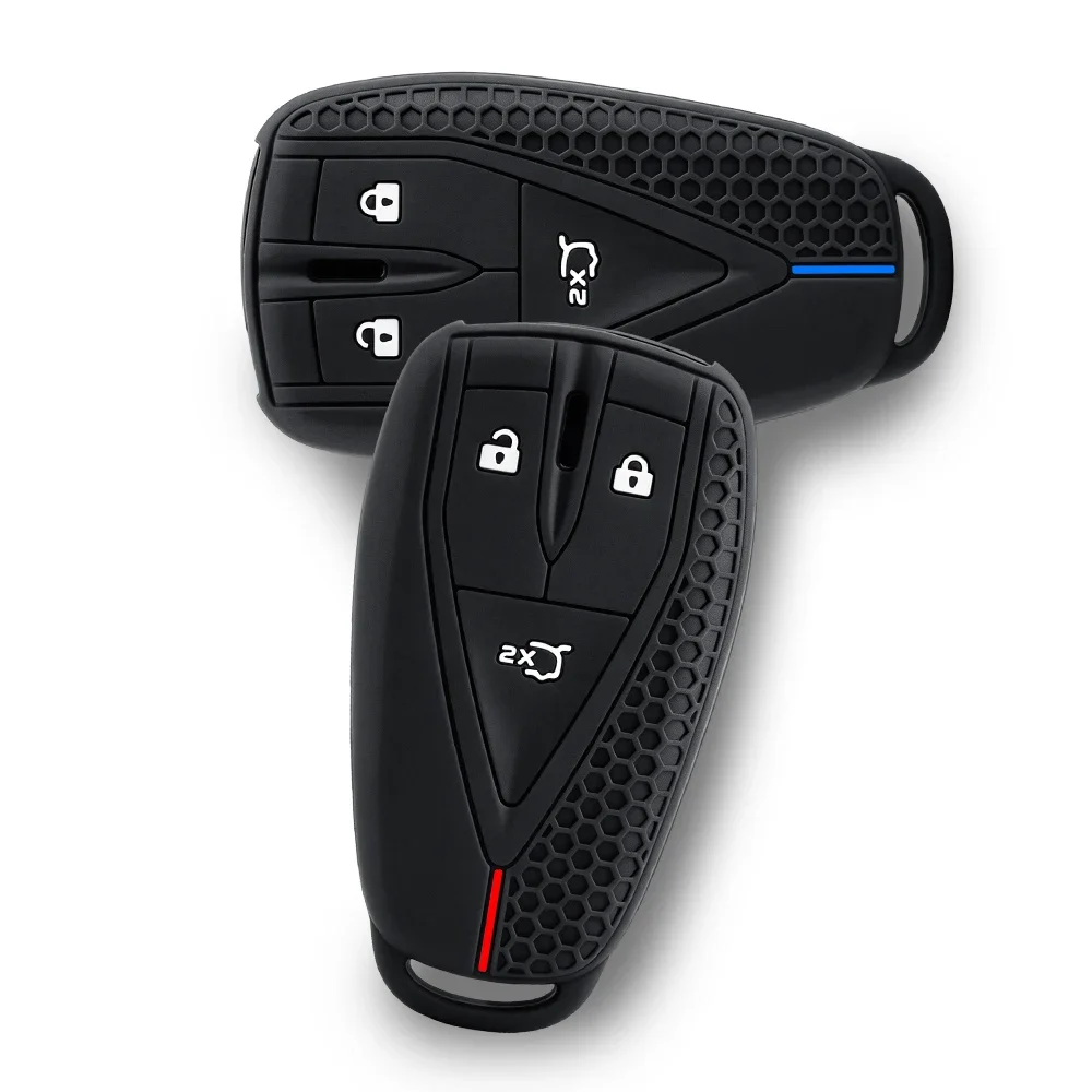 Silicone Car Remote Case KeyChain for Changan CS35 Plus CS55 PLUS CS75 PLUS Eado UNI-T UNI K Oushang X5 X7 EV Rubber Key Cover