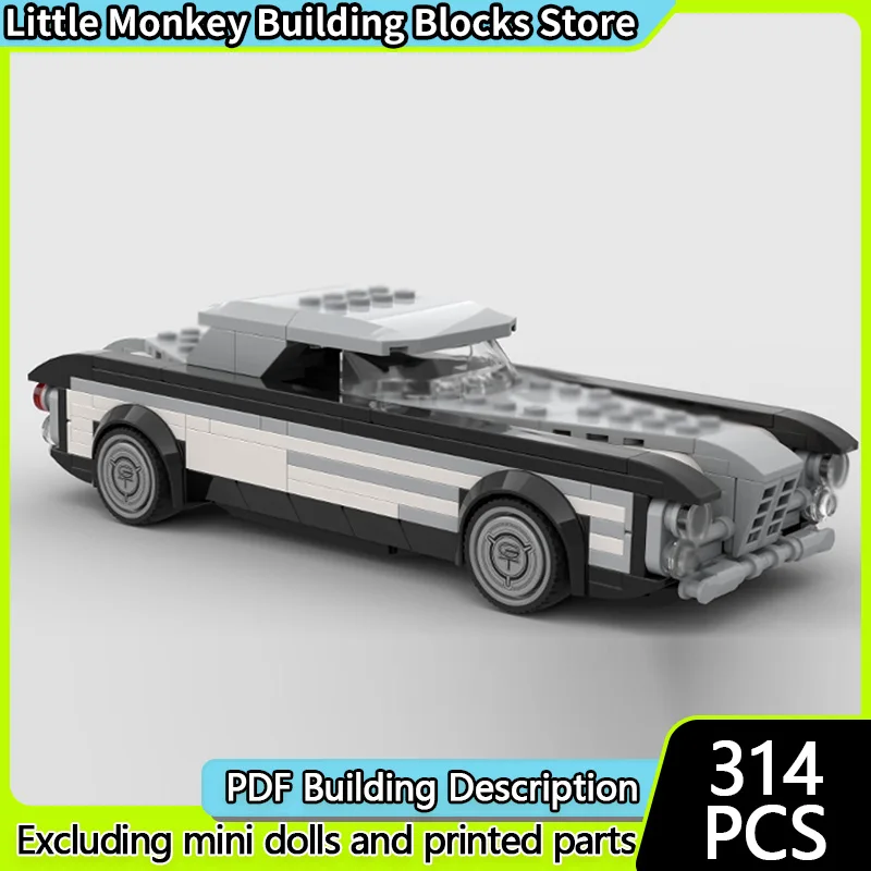 

Модель скоростного гоночного автомобиля MOC, строительные кирпичи, американский роскошный автомобиль, модульная технология, детские праздничные подарки, сборные игрушки, костюм