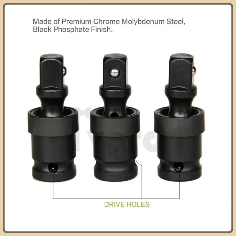 

360° Swivel Air Cannon Adapter - Universal Pneumatic Socket Joint for Impact Wrenches, Drills&Industrial Tools (Durable Design)