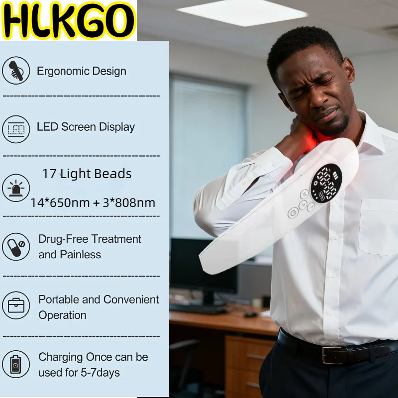 

Устройство лазерной терапии низкого уровня клинического класса 650 нм 808 нм Профессиональная терапия красным светом для ремонта глубоких тканей