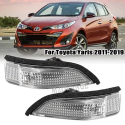 Zijspiegel achteruitkijklicht voor toyota yaris 2011 2012 2013 2014 2015 2016 2017 2018 2019 indicator richtingaanwijzer lamp zonder lamp