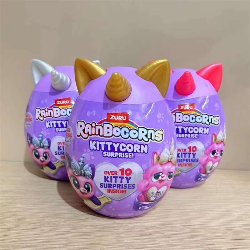 Genuine Anime Rainbocorns Bunnycorns Surprise Bunny Blind Box So Cute Bunny Family Bunny Plush Doll Collection Decoration Gifts