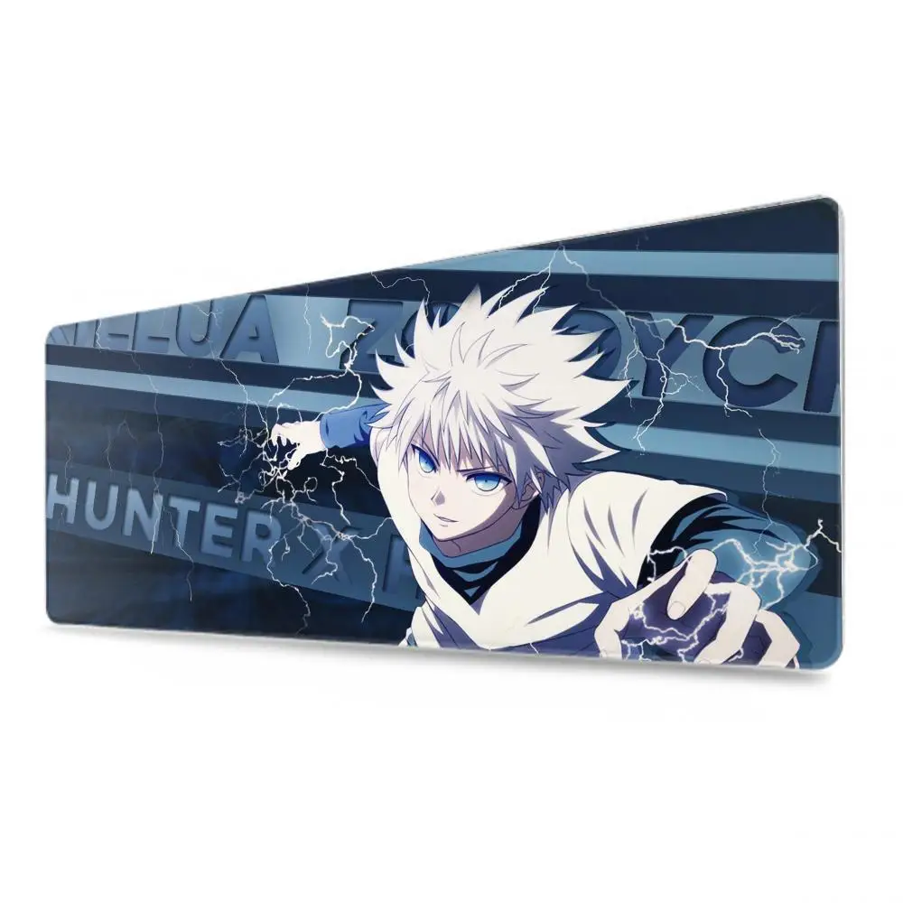 Hunter x Hunter Mouse Pad Tablet mouse Pad Laptop xl desktop mouse pad, cute HD Rainbow Gaming keyboard pad, csgo Player, 90x40