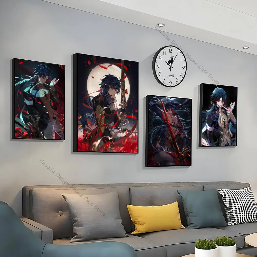 1pc Honkai star Rail Blade Poster Paper Print Home Bedroom Entrance Bar Cafe Art Painting Decoration