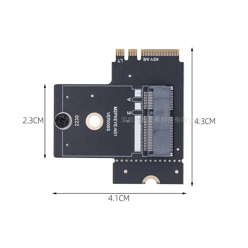 

JoniSerl NGFF Key A+E Мужской адаптер PCI Express Riser Женский прямоугольный 90-градусный низкопрофильный адаптер Удлинительная карта Riser