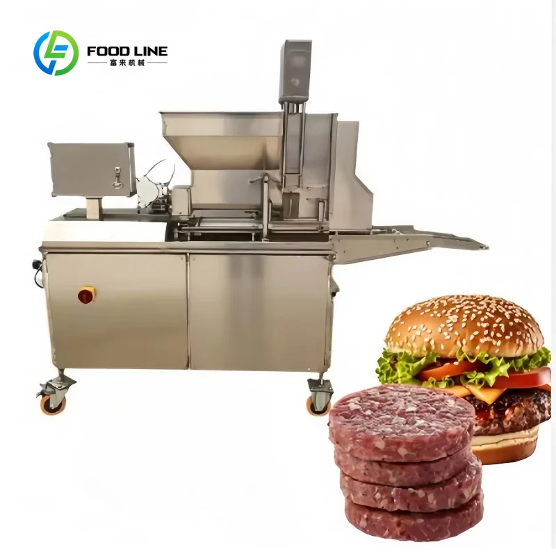 Customized Full Automatic Commercial Meat Patty Forming Machine for Beef Burger Chicken Nuggets Potato Patties