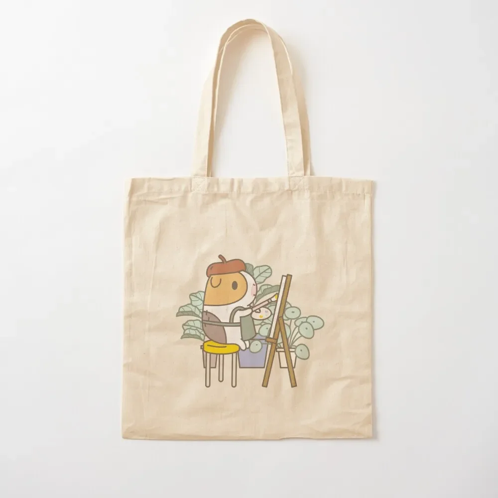 

Bubu the Guinea Pig, Painter Tote Bag Big bag hand bag ladies