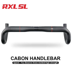 RXL SL Carbon Road Bicylce Handlebar 31.8mm UD Matte Drop Bar 380/400/420/440mm Road Bike Carbon Handlebar Cycling Bent Bars