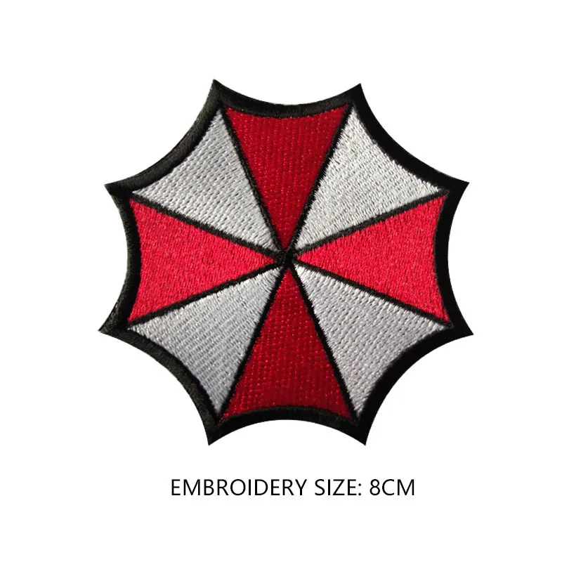 Umbrella Corporation bestickte Aufnäher, Umbrella-Abzeichen für Kleidung und Taschen