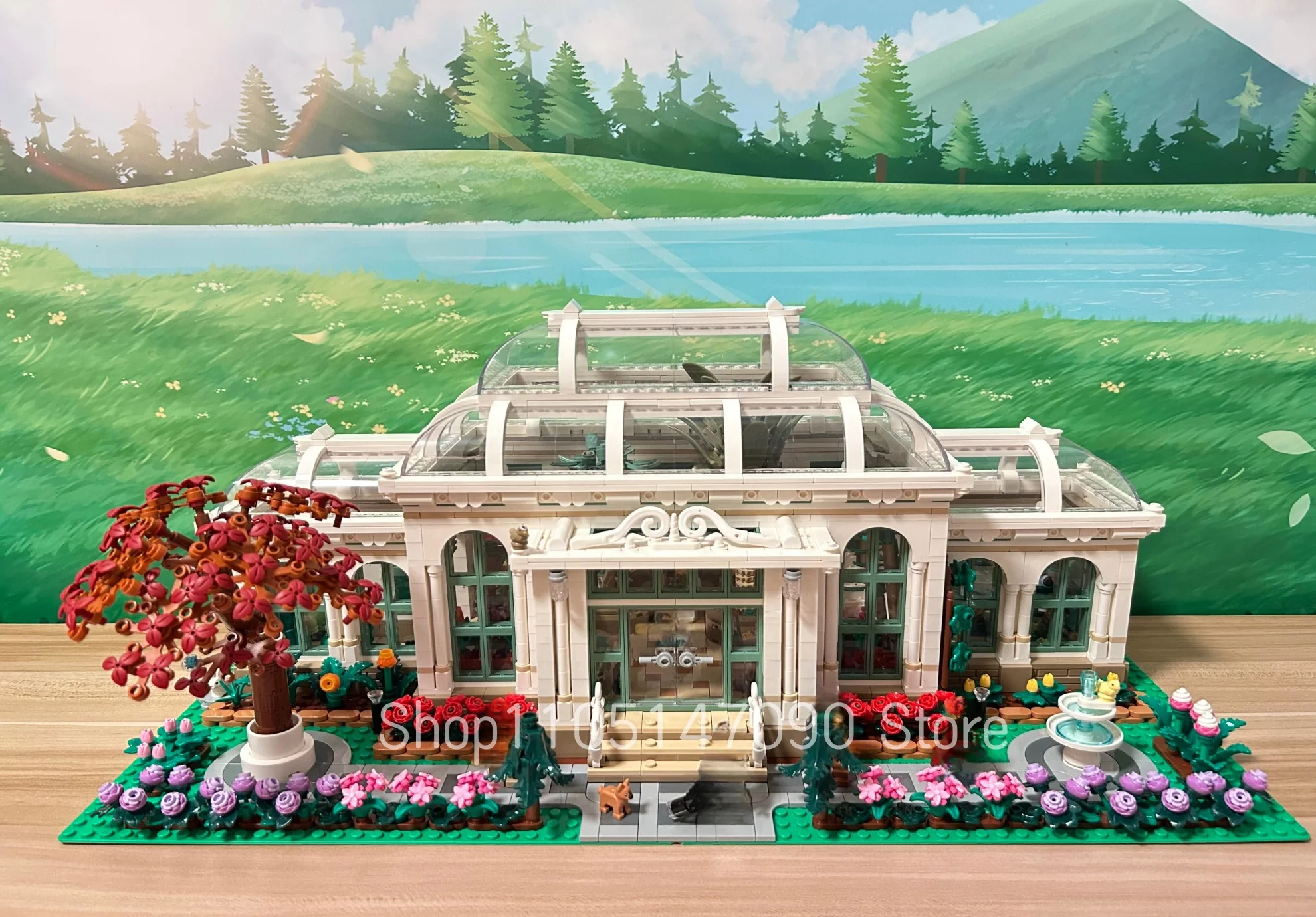 

Новая креативная модель ботанического сада, сборка с видом на улицу, сделай сам, технология, строительные блоки, игрушки, городские мальчики и