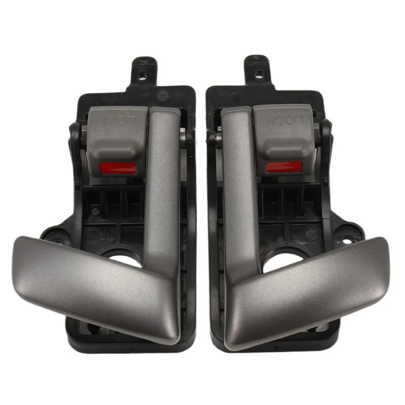 

Car Door Interior Handle Set- 1 Pair Fit For Hyundai Santa Fe GL Premium 2011-2012 Models Part Numbers 82610-2B000 82620-2B000