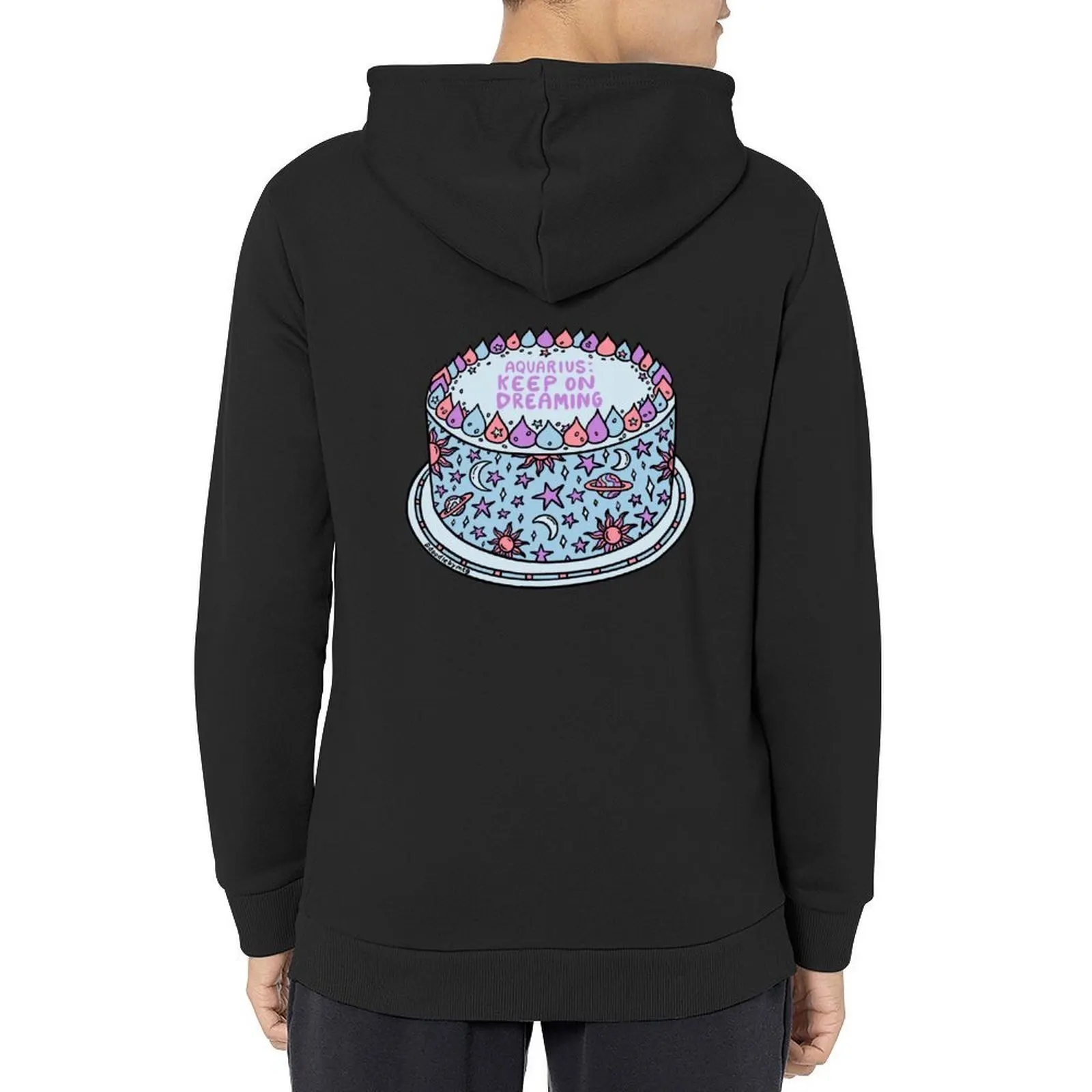 

Aquarius Cake Hoodie mens designer clothes men's coat fashion men korean autumn clothes hoodie for men