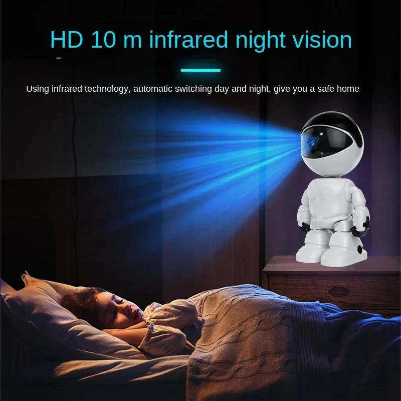 1080P Astronaut Robot Camera IP Wifi Wireless Security Surveillance Night Vision Infrared Home Security Baby Monitor