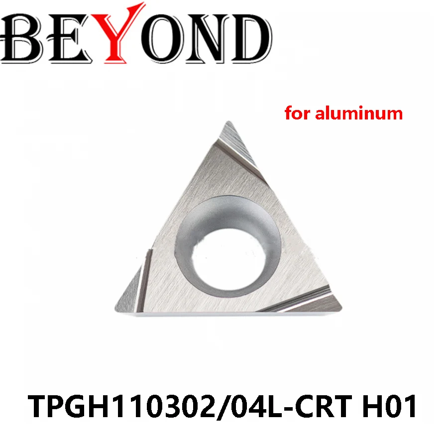 

100% Original TPGH110302L-CRT TPGH110304L-CRT H01 Cutter CNC Lathe Machine Tools TPGH Carbide Inserts Turning Blade For Aluminum