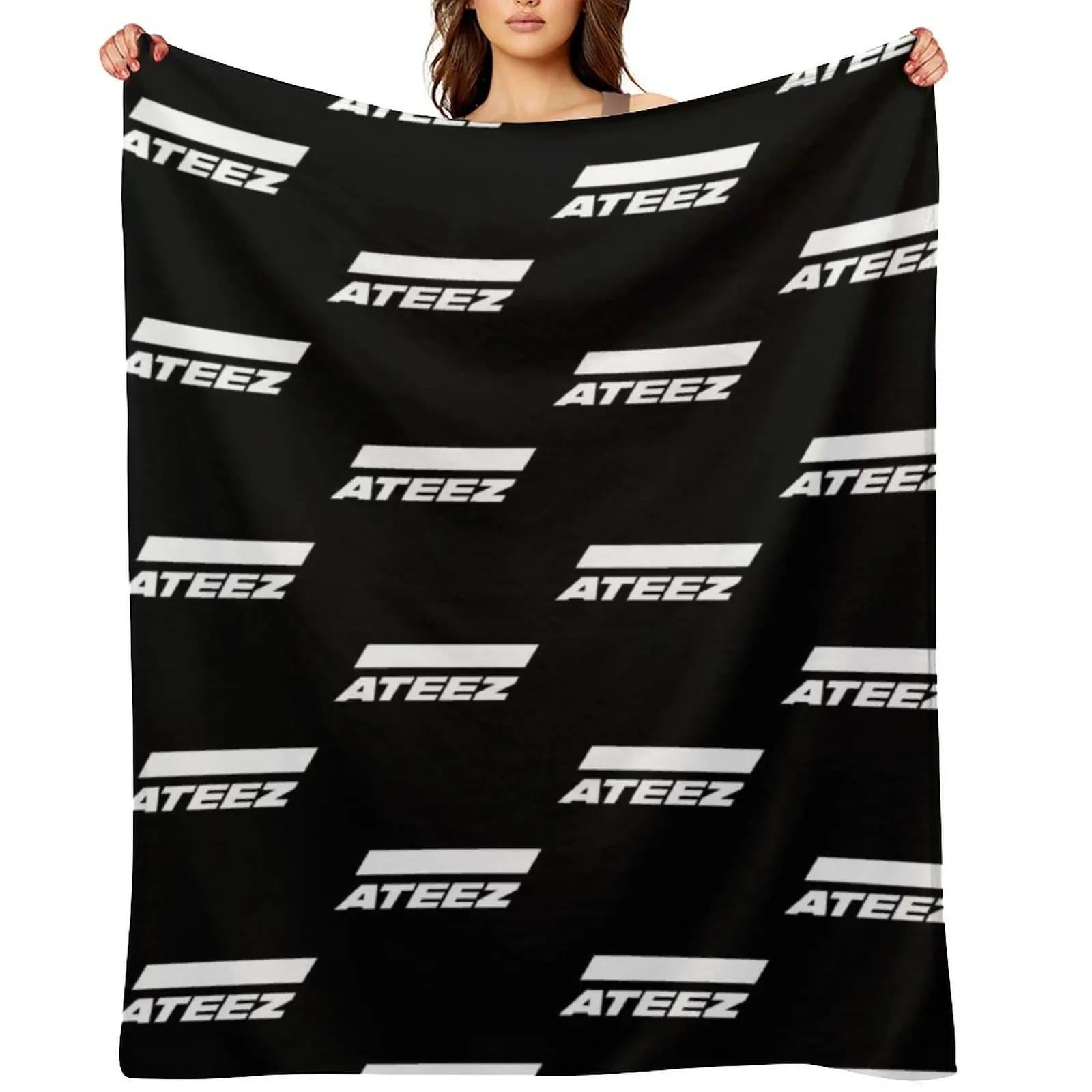 

ATEEZ Throw Blanket Designers Thermal Bed covers Decoratives Blankets