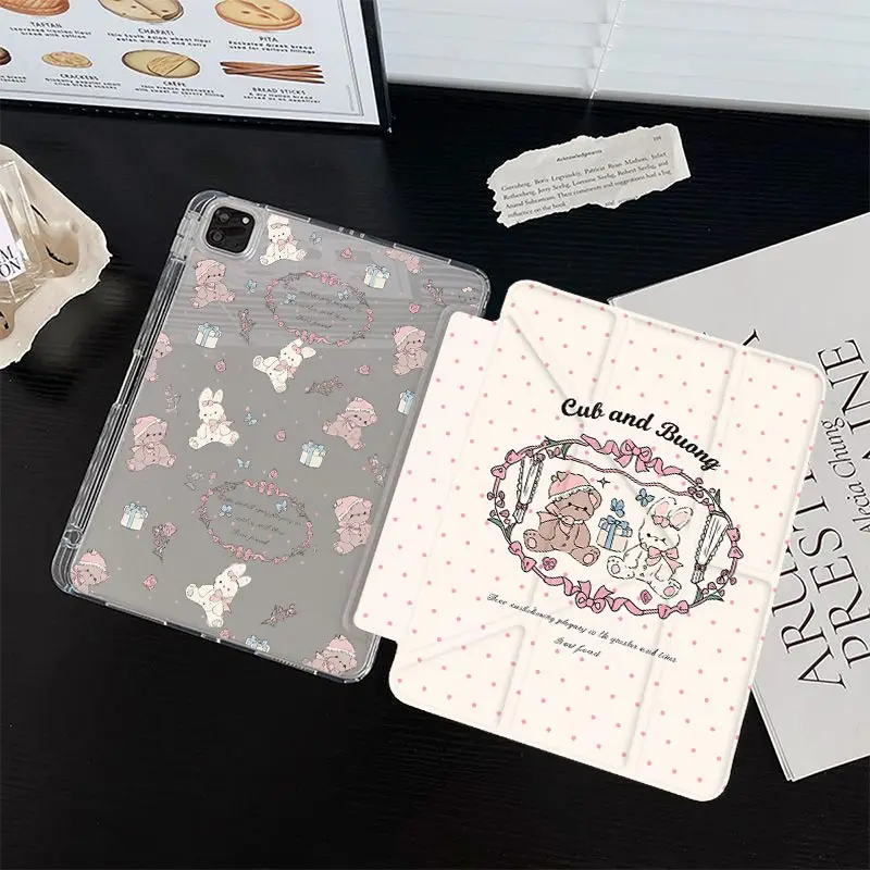 Anti-Bending 3+Y Fold Case For Xiaomi Pad 5/6/7 11 inch Redmi Pad Pro 12.1 Redmi Pad SE 11 inch Redmi Pro2 2025 12.1